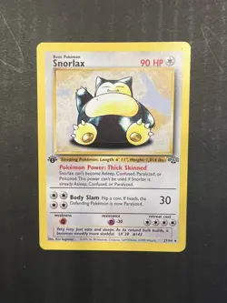 1999 Pokemon TCG Snorlax  1st Edition #27/64 Jungle Set Near Mint! - Image 3