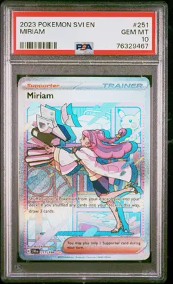 PSA 10 2023 POKEMON SVI EN-SCARLET & VIOLET SPECIAL ILLUSTRATION RARE MIRIAM - Image 1