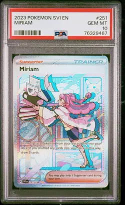 PSA 10 2023 POKEMON SVI EN-SCARLET & VIOLET SPECIAL ILLUSTRATION RARE MIRIAM - Image 3