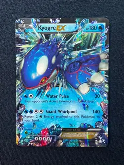 Pokémon TCG Kyogre EX - 54/160 - Primal Clash Black Star Promo Holo Rare - Image 4