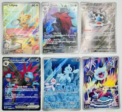 Pokémon White Flare Black Bolt - IR/FA Card Lot Of (8) Cards - Image 1