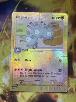 1x Magneton - 35/97 - Uncommon - Reverse Holo Heavily Played Pokemon EX - Dragon - Image 3