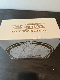 Pokémon TCG Sword & Shield Brilliant Stars Elite Trainer Box ETB FACTORY SEALED - Image 6