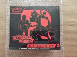 Pokemon TCG Destined Rivals Elite Trainer Box Factory Sealed - Image 1