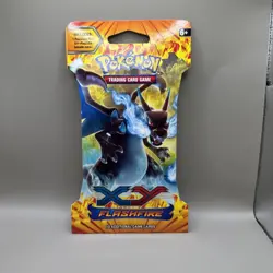 Pokemon XY FLASHFIRE SLEEVED PACK - FACTORY SEALED & MINT mega - Image 1