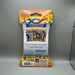 Pokemon XY FLASHFIRE SLEEVED PACK - FACTORY SEALED & MINT mega - Image 2