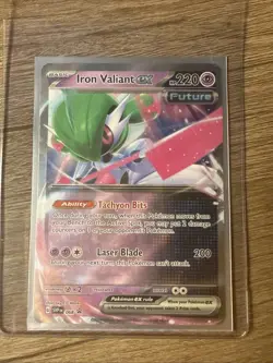 Pokémon TCG Iron Valiant ex Paradox Rift Black Star Promo - 68 - NP - Image 3