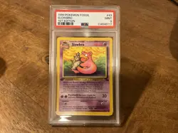1999 POKEMON FOSSIL 1ST EDITION #43 SLOWBRO PSA 9 - Image 3