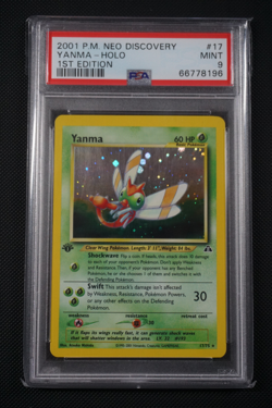 Pokemon 1st Edition Neo Discovery Yanma Holo #17 - PSA 9 - Image 4