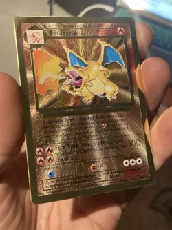 2021 Celebrations Pokemon TCG Charizard 4/102 Metal UPC Promo - Image 3