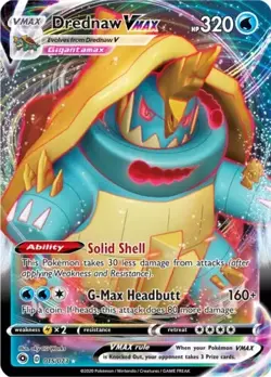 Drednaw VMAX 015/073 SWSH Champion's Path Holo Ultra Rare Pokemon - Image 1