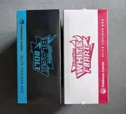 Pokemon Center Black Bolt & White Flare Elite Trainer Box Set Sealed In-Hand - Image 6