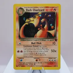 Pokemon TCG - Dark Charizard 4/82 Team Rocket Holo Rare  WOTC 1999 - Image 2