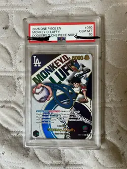One Piece Monkey.D.Luffy Dodgers Promo Card PSA 10 Gem Mint One Piece TCG - Image 1