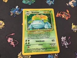 PokÃ©mon TCG Venusaur Base Set Holo Rare 15/102 PokÃ©mon Card - Image 11