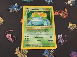PokÃ©mon TCG Venusaur Base Set Holo Rare 15/102 PokÃ©mon Card - Image 15