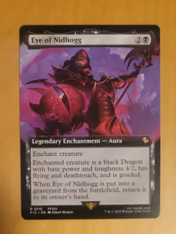 NM Extended Art Eye of Nidhogg (MTG Final Fantasy, Black Rare) - Image 1