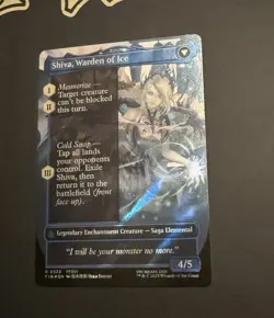 Jill, Shiva's Dominant (Borderless) (Surge Foil) Final Fantasy Foil MTG Magic NM - Image 2