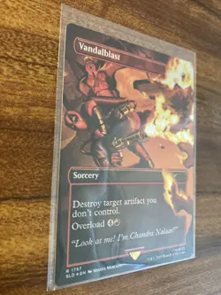 MTGâœ¨VANDALBLASTðŸŒˆ FOILâœ¨Secret Lair Drop Deadpool MINT RARE Sorcery UNPLAYED ! - Image 3