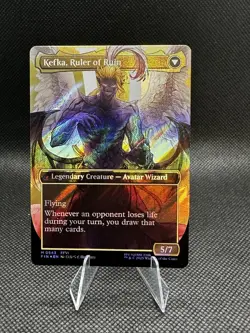 Kefka, Court Mage (Borderless) (Surge Foil) (0543) Final Fantasy Foil MTG MINT!! - Image 4
