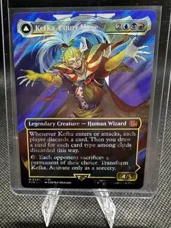 Kefka, Court Mage (Borderless) (Surge Foil) (0543) Final Fantasy Foil MTG MINT!! - Image 5
