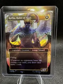 Kefka, Court Mage (Borderless) (Surge Foil) (0543) Final Fantasy Foil MTG MINT!! - Image 6