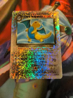 Dark Dragonite Legendary Collection Reverse Holo LP+/NM- Pokemon Vintage! - Image 1