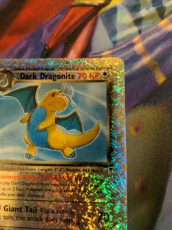 Dark Dragonite Legendary Collection Reverse Holo LP+/NM- Pokemon Vintage! - Image 4