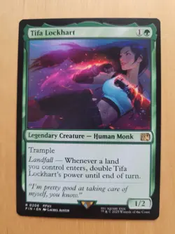 NM Tifa Lockhart (MTG Final Fantasy, Green Rare) - Image 1