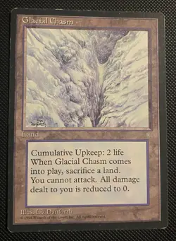 Glacial Chasm - MTG Ice Age - Magic the Gathering - LP  - Image 1