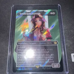 Aerith Gainsborough (Borderless) (Surge Foil) Final Fantasy # 519 (FIN) MTG NM - Image 1