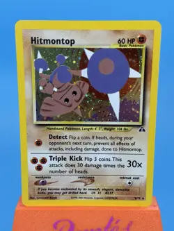 Hitmontop 3/75 Neo Discovery Holo LP/NM Pokemon TCG - Image 2