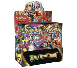 PRESALE : Pokemon TCG: Mega Evolution - Enhanced Booster Box, Preorder - Image 1