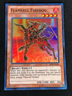 Yugioh Flamvell Firedog AP01-EN004 SUPER (NM) - Image 2