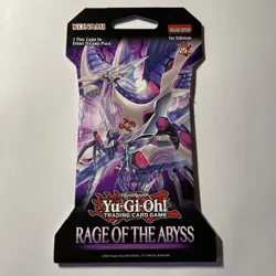 YuGiOh Rage Of The Abyss Sleeved Booster Pack Factory Sealed - Image 1