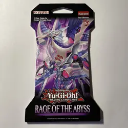 YuGiOh Rage Of The Abyss Sleeved Booster Pack Factory Sealed - Image 3