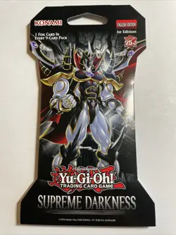 Konami Yu-Gi-Oh! Supreme Darkness Sleeved Booster- Sealed & New - Image 3