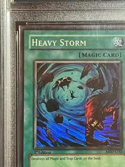 Yu-Gi-Oh TCG Heavy Storm MRD-E142 1st Edition Ultra Rare Grade 9 EU 2002 - Image 4