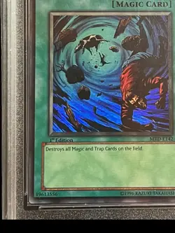 Yu-Gi-Oh TCG Heavy Storm MRD-E142 1st Edition Ultra Rare Grade 9 EU 2002 - Image 5
