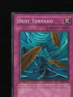 Yu-Gi-Oh! TCG Card Dust Tornado PSV-E011 1st Edition Super Rare EU 2002 - Image 4