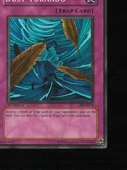 Yu-Gi-Oh! TCG Card Dust Tornado PSV-E011 1st Edition Super Rare EU 2002 - Image 7