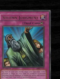 Yu-Gi-Oh Solemn Judgment Metal Raiders MRD-E127 1st Edition Ultra Rare EU 2003 - Image 6