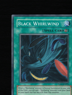 Yu-Gi-Oh Black Whirlwind TU01-EN005 Turbo Pack 1 Unlimited Super Rare EU 2009 - Image 16