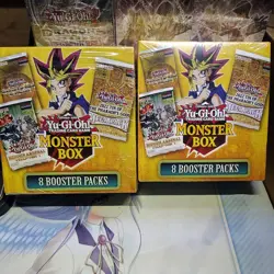 Yu-Gi-Oh! Monster Box 2023 Includes 8 Booster Packs Brand New & Sealed! Lot of 2 - Image 1