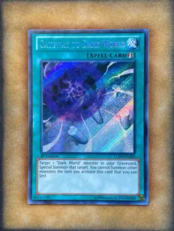 Yugioh Gateway to Dark World LCJW-EN250 Secret Rare 1st Ed NM - Image 2