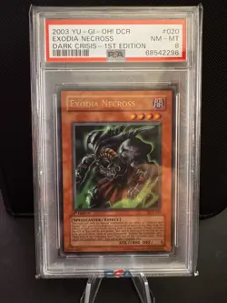 2003 Yu-Gi-OH! Dark Crisis 1st Edition Exodia Necross DCR-020 PSA 8 NM-MINT - Image 3