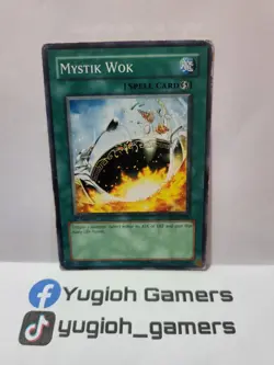 Yu-Gi-Oh Mystik Wok SDRL 1st Edition Common Heavy Played - Image 1