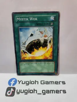 Yu-Gi-Oh Mystik Wok SDRL 1st Edition Common Heavy Played - Image 2