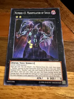 Number 43: Manipulator of Souls PRIO-EN047 Unlimited Edition Common LP + BONUS - Image 1