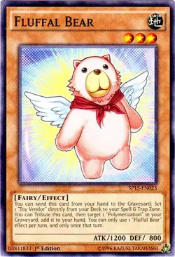Yugioh! HP Fluffal Bear - SP15-EN023 - Common - 1st Edition Heavily Played, Engl - Image 2